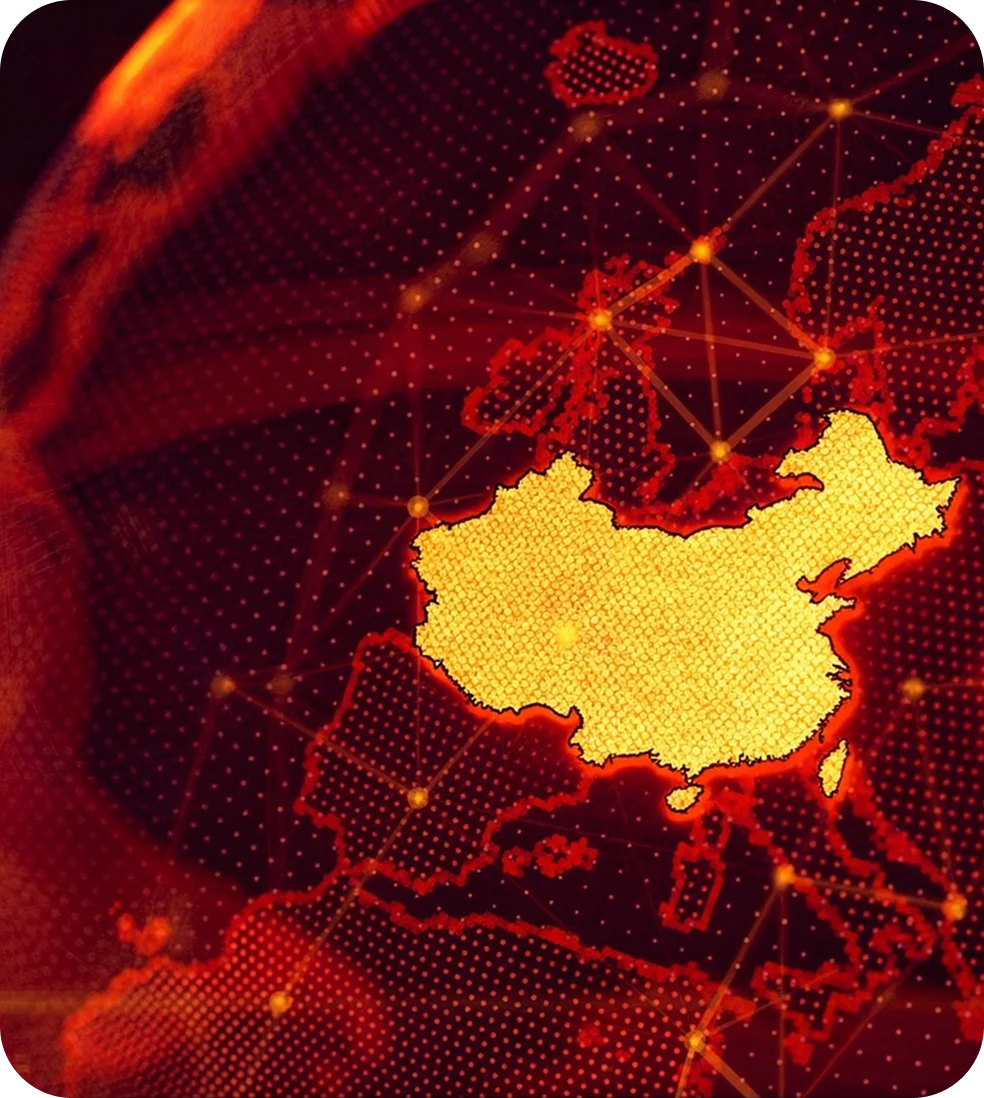 Global logistics network map