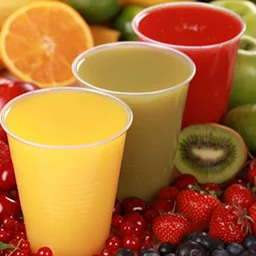 Frozen juice concentrate and cream
